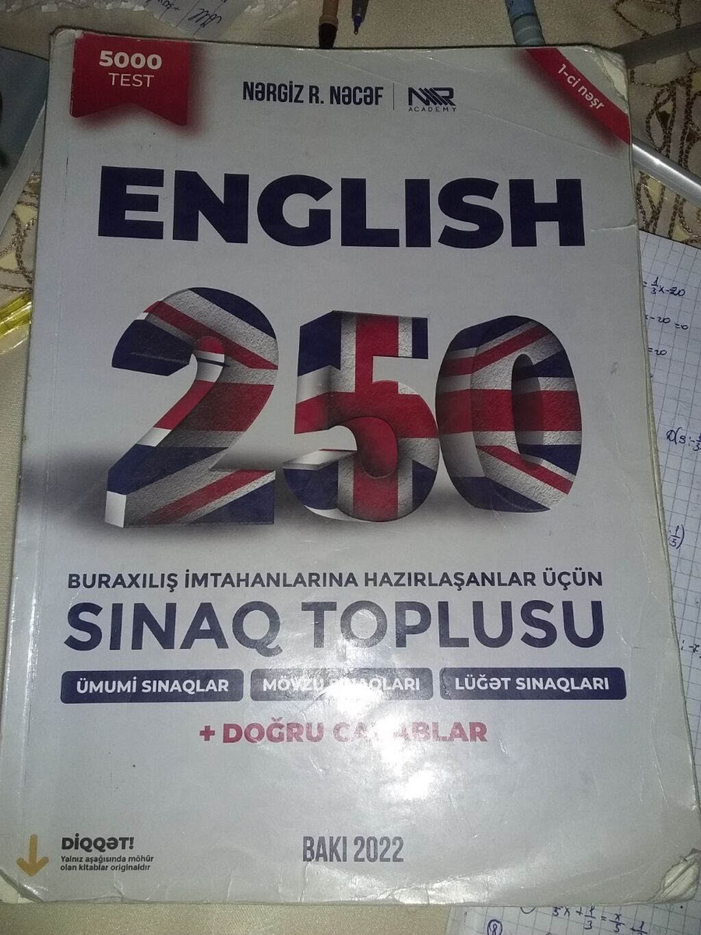 Məhsul: “English 250 – Buraxılış imtahanlarına hazırlaşanlar üçün — Kitablar, Cəlilabad