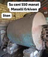 Su çəni – 5 tonluq metal horizontal rezervuar. Xüsusiyyətlər: - Həcm — Boradigah