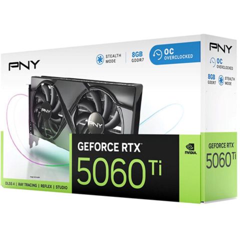 Video kart "PNY RTX 5060 Ti Dual OC 8GB GDDR7" — Bakı