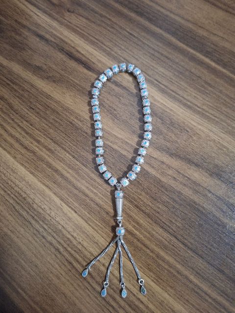 Gümüş üslubunda təsbeh/aksesuar - Material: metal ərintisi, antik — Digah