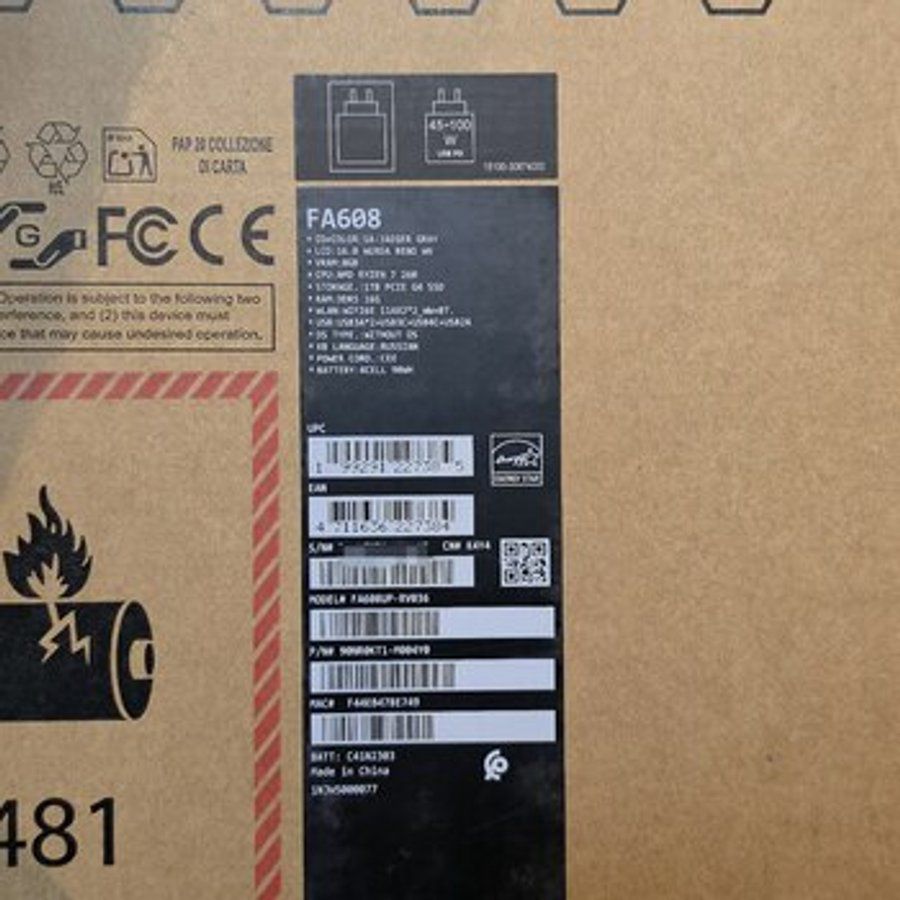 Asus Tuf A16 FA608UP-RV036 90NR0KT1-M004Y0 — Noutbuklar, Bakı (3)