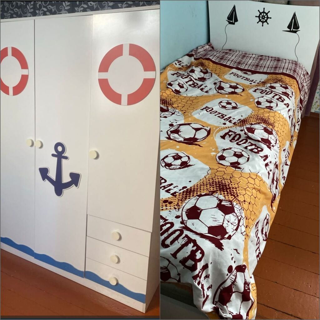 (Çarpayi ve dolab) yaxwi veziyyetde seliqeli islenibler qiymet dolab — Uşaq mebeli dəstləri, Mehdiabad