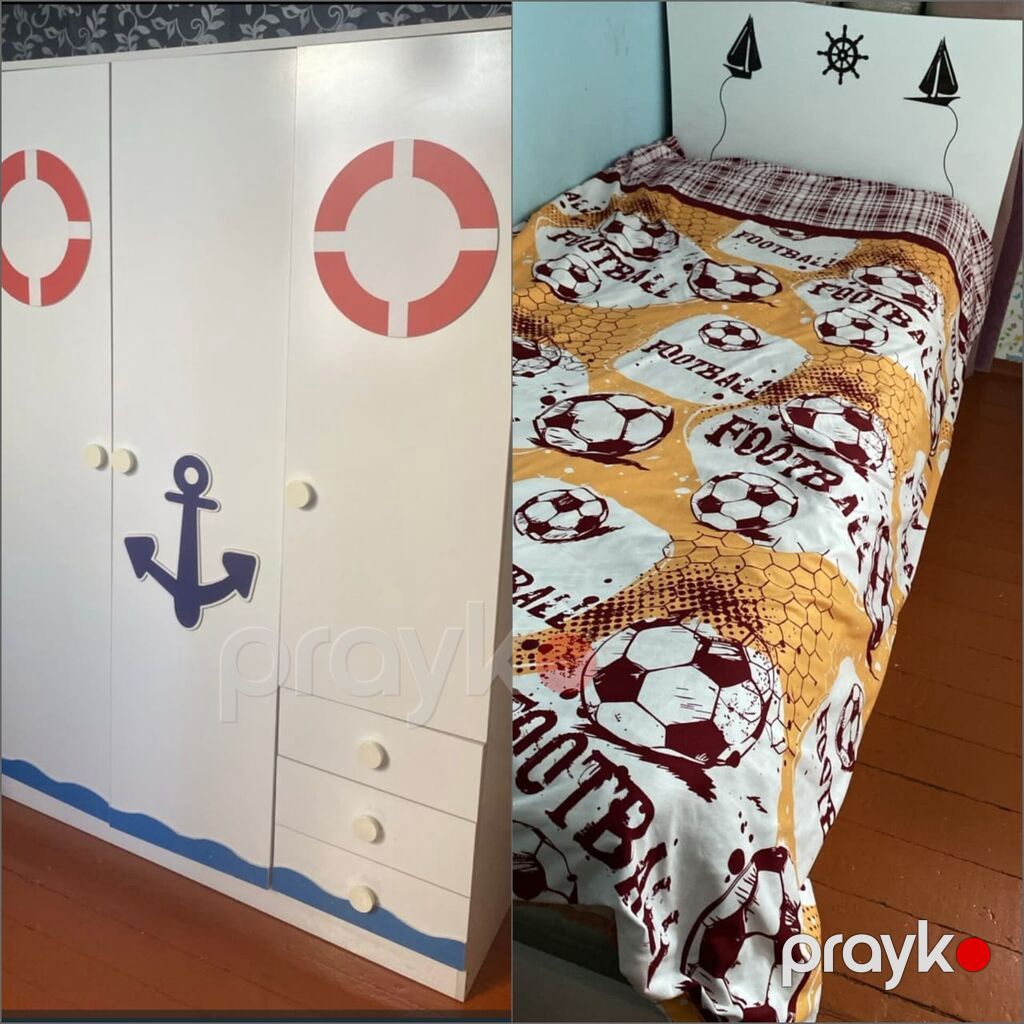 (Çarpayi ve dolab) yaxwi veziyyetde seliqeli islenibler qiymet dolab — Uşaq mebeli dəstləri, Mehdiabad
