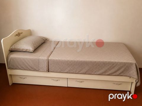 Tək nəfərlik çarpayı – altı çekmecəli saxlama bölmələri ilə - Ölçü