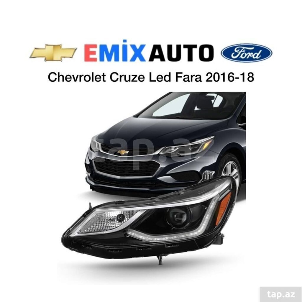 Chevrolet Cruze LED fara (2016–2018) - Model uyğunluğu: Chevrolet — Avtomobil işığı, Bakı