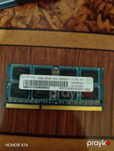 Ramaxel laptop yaddaşı - Tip: So-dımm DDR3 (PC3-12800S) - Tutum: 4 GB — Mehdiabad