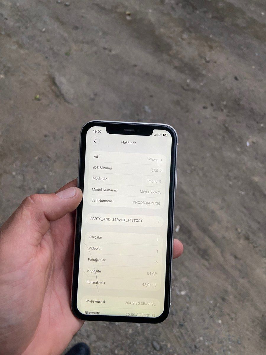 Apple iPhone 11 White 64GB/4GB — Smartfonlar, Bakı (2)