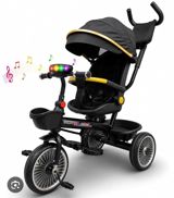 Uşaq üçtəkərli velosiped/araba – çoxfunksiyalı model Xüsusiyyətlər — Детские велосипеды