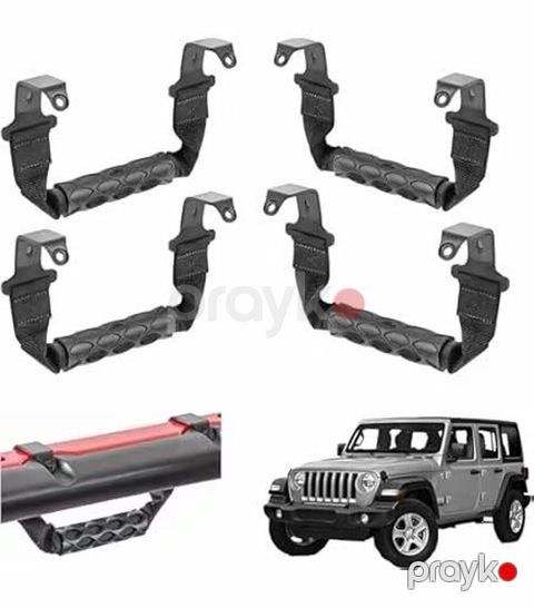 Jeep Wrangler üçün Tavan Tutacaqları Seti (4 ədəd) - Uyğunluq: Jeep — Bakı