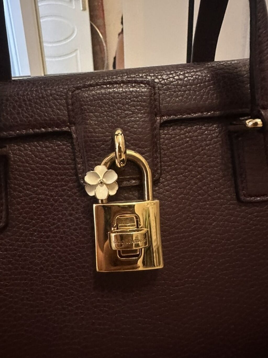 Dolce & Gabbana qadın çantası - Material: təbii dənəli dəri — Çantalar, çamadanlar, cüzdanlar, Xırdalan (3)