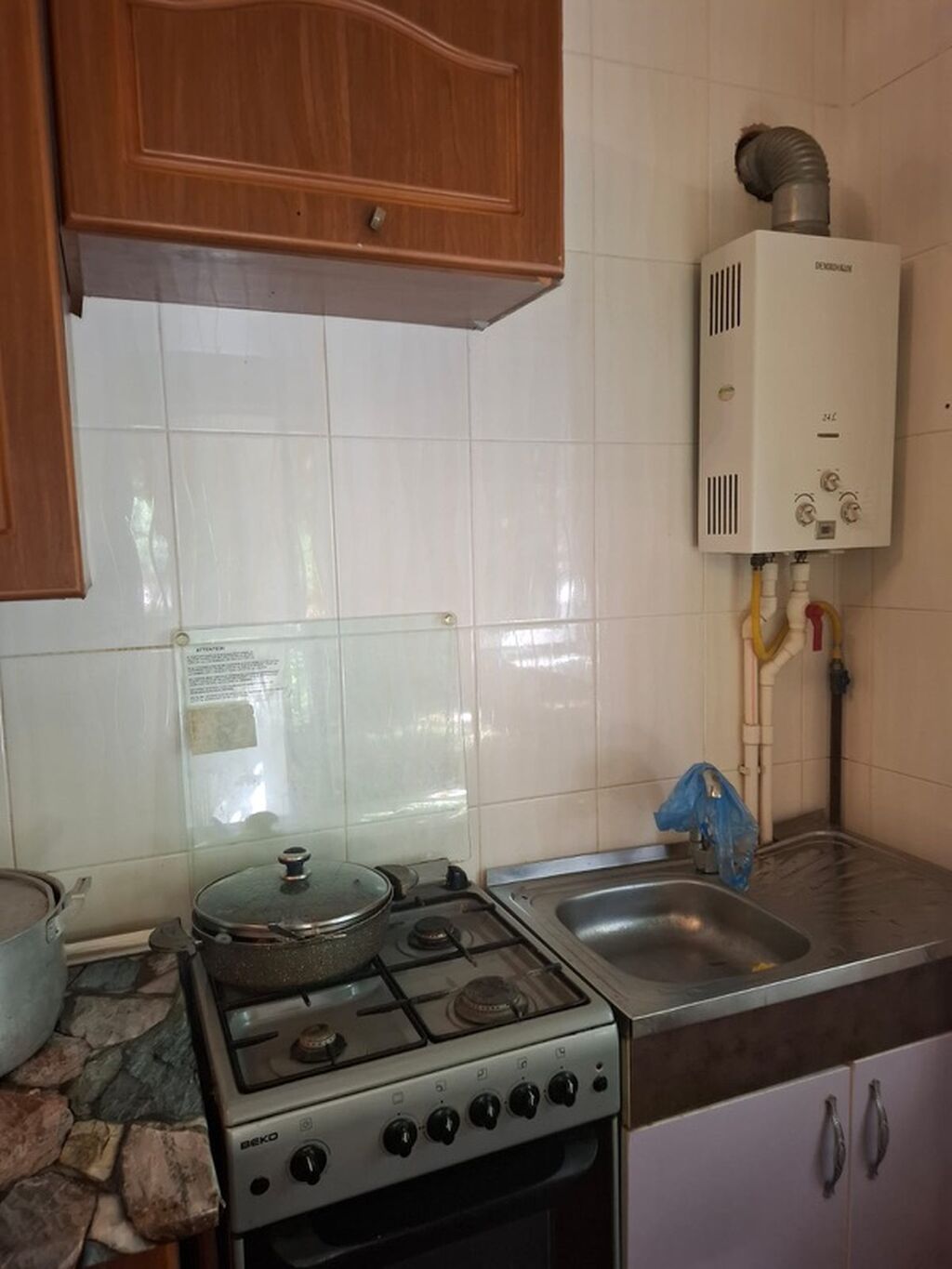 Novxanida hər bir şəraitlə ikiotaqli qaz,su,işiq, internet,təzə — Ev, villa, Bakı (6)