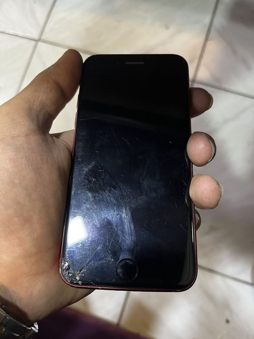 IPhone 8, 64 GB, Qırmızı, Qırıq — Apple iPhone, Sabirabad (3)