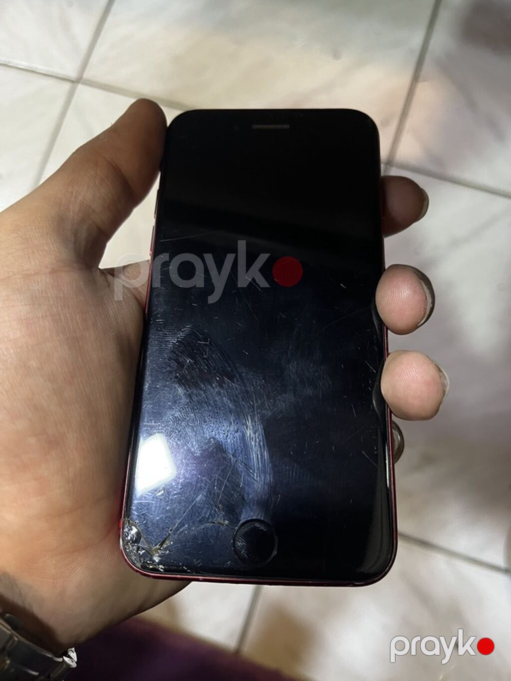 IPhone 8, 64 GB, Qırmızı, Qırıq — Apple iPhone, Sabirabad (3)
