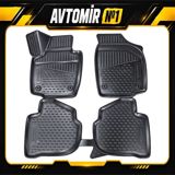 Skoda Rapid 2012-2023 üçün salon rezin ayaqaltı Skoda Rapid 2012-2023 — Запчасти и аксессуары — Аксессуары