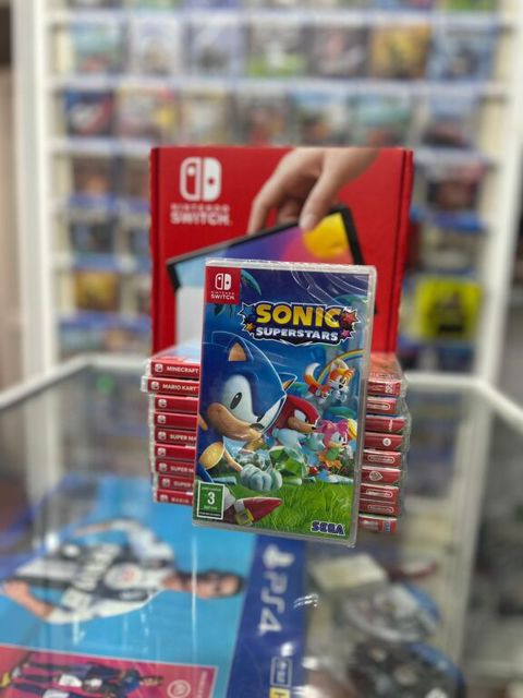 "Nintendo Switch oyunu Sonic superstars" oyun diski — Bakı
