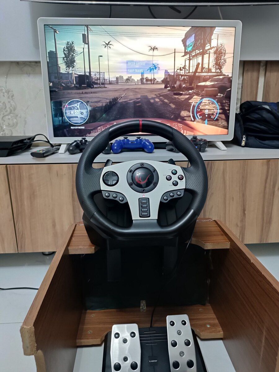 Rampage V900-S Gaming Racing Wheel Set — Oyunlar, konsollər və proqramlar, Bakı (3)