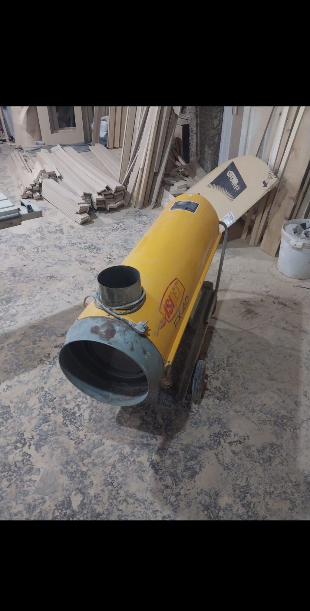 Məhsul: Dizel isti hava generatoru (sənaye tipli istilik topu) — Isıtıcılar və isı ventilatorları, Bakı (2)