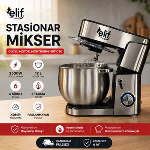 Xəmir yoğuran Elif 702 — Xırdalan