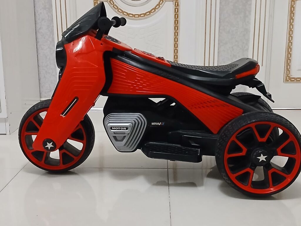 Uşaqlar üçün elektrikli üçtəkərli motosiklet oyuncağı - Dizayn — Oyuncaq nəqliyyatı, Bakı (2)