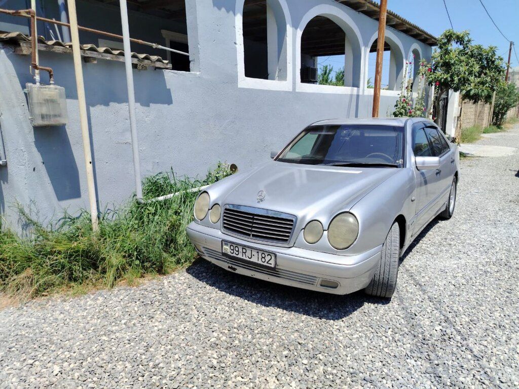 Mercedes E 200, 2.0 L, 1998 il, 750 000 km — Avtomobillər, Bakı (4)