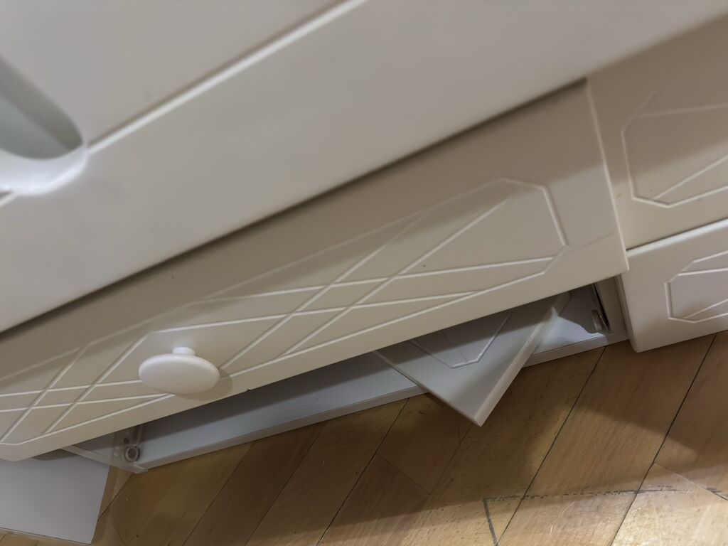 Bebeco uşaq beşiyi - Rəng: ağ - Material: MDF/laminat kombinasiyası — Bəşikləri, Bakı (4)