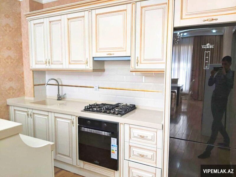 Nərimanov rayonunda 3 otaqlı Yeni tikili Kirayə verilir, 100 m² — Mənzil, Bakı (4)