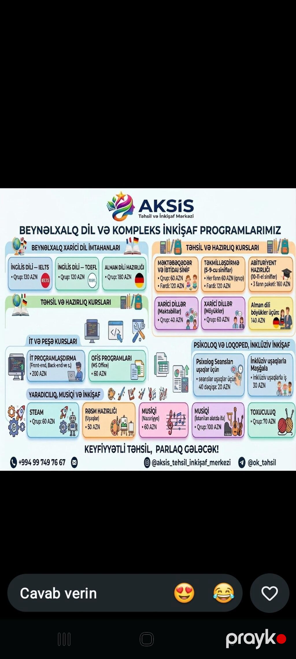 Xarici dil kursu, İngilis dili, Ielts/toefl — Xarici dillər, Bakı