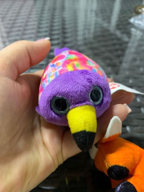 Mini plüş heyvan fiqurları dəsti - 3 ədəd yumşaq oyuncaqlı dəst — Masazır