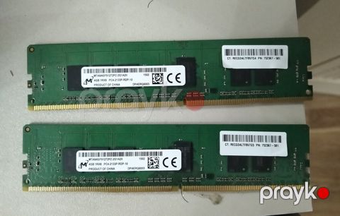 Operativ yaddaş (RAM) 4 GB, 2133 Mhz, DDR4, PC üçün, İşlənmiş — Bakı