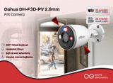 Dahua DH‑F3D‑PV 2.8 mm – 3 MP Wi‑Fi xarici bullet (sabit) IP kamera — Active Electronics 1