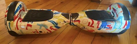 Elektrikli hoverboard / giroskutər - Rəng: rəngarəng, qrafiti — Bakı