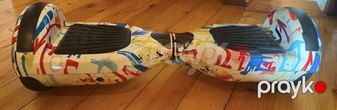 Elektrikli hoverboard / giroskutər - Rəng: rəngarəng, qrafiti — Bakı