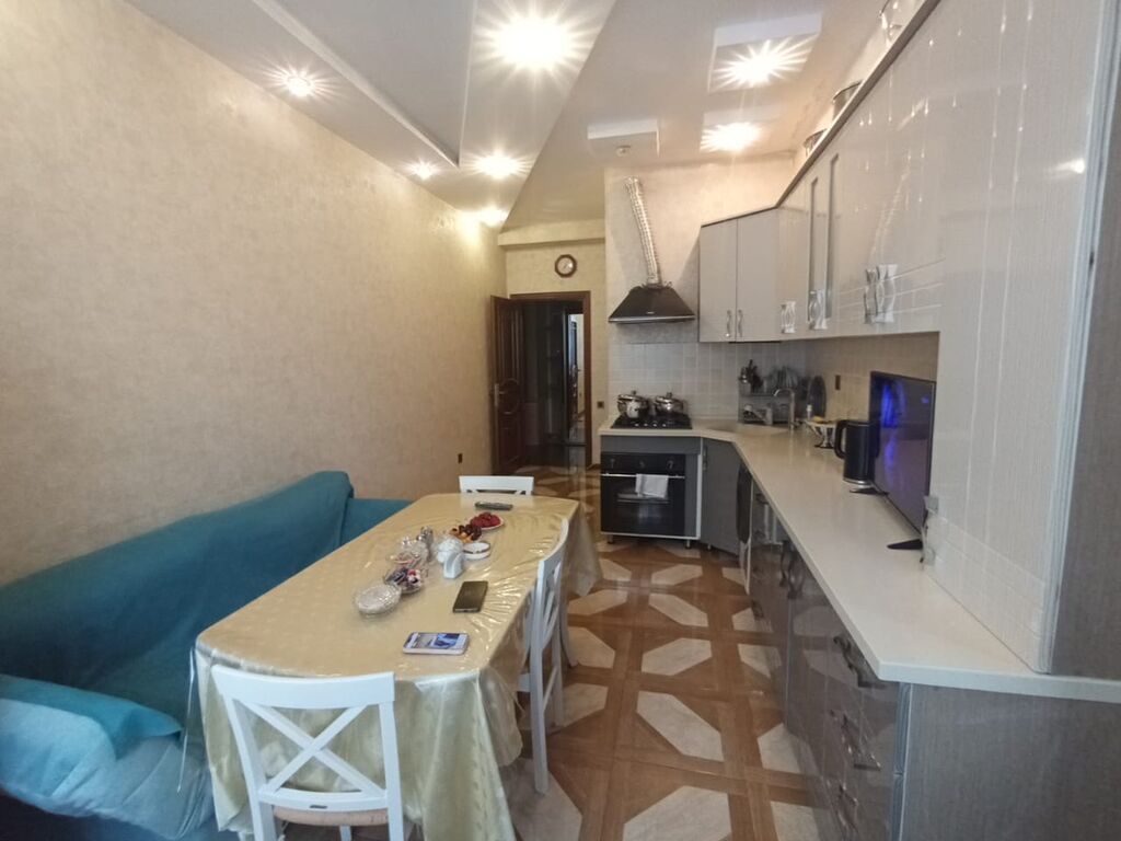 3 otaqlı, Yeni tikili, 110 kv. m — Mənzil, Bakı (7)
