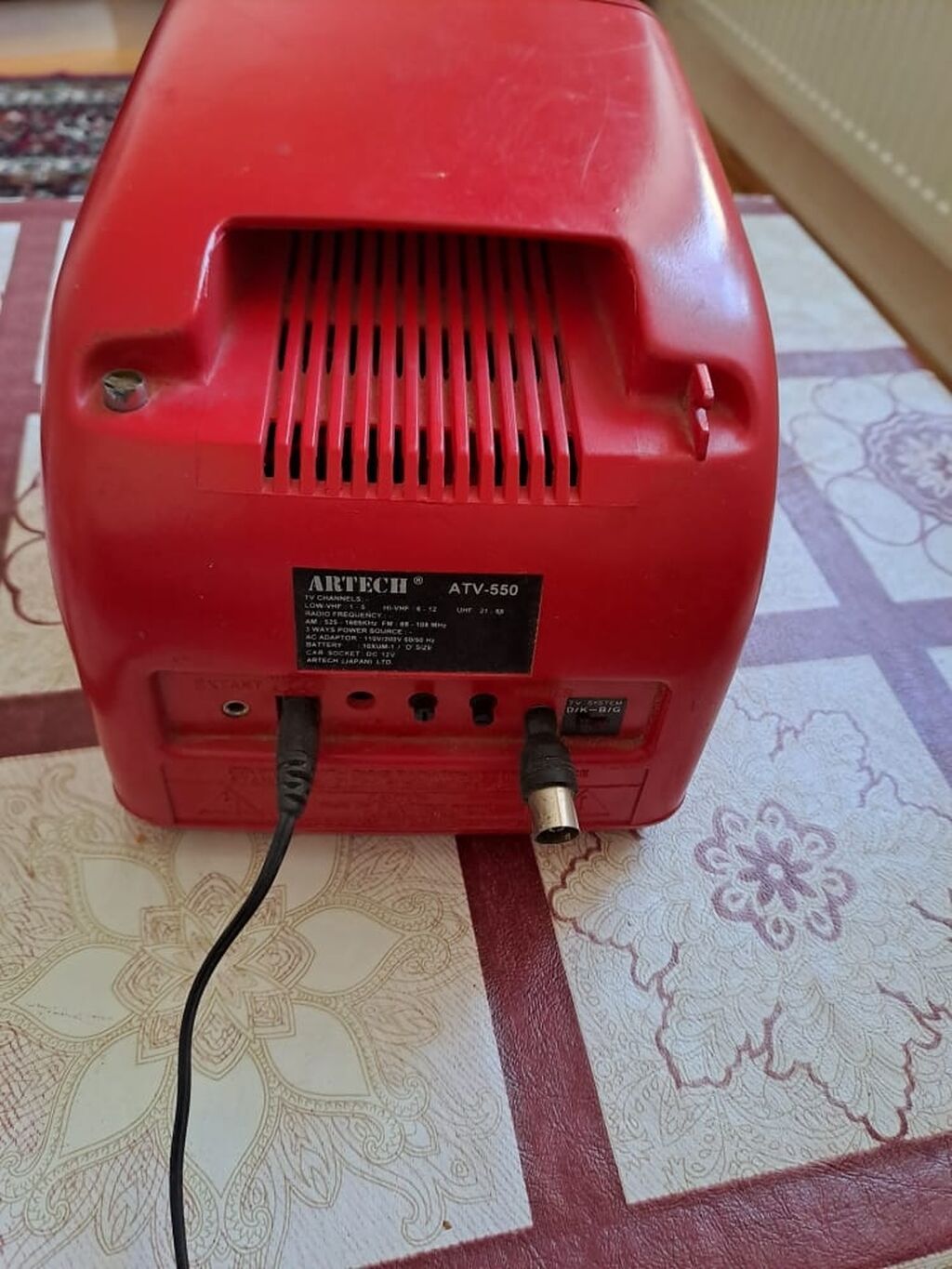 Televizor 60 manat tom ve batareya ile isleyir — Televizorlar, Bakı (6)