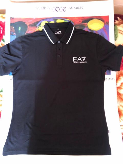 Polo köynək, Ea7, 2XL, rəng - Qara — Bakı