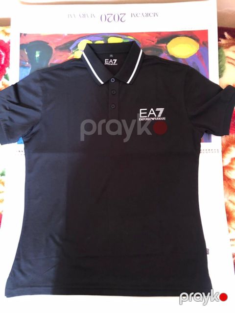 Polo köynək, Ea7, 2XL, rəng - Qara — Bakı