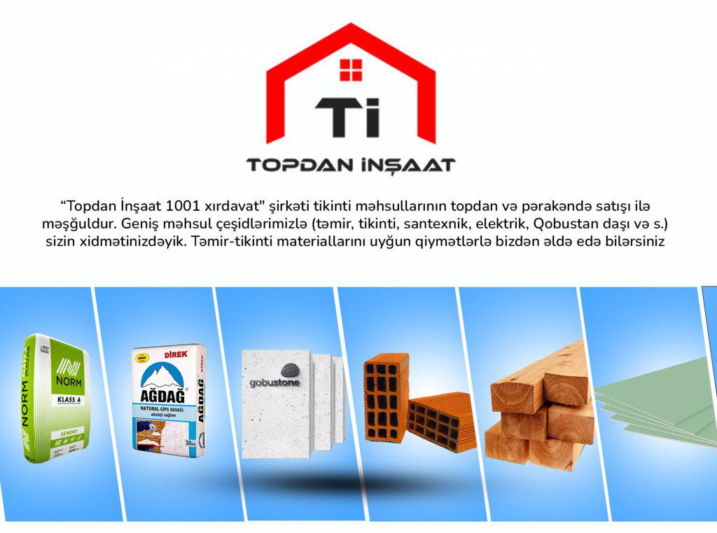 Tikinti materialları — Təmir və inşaat, Bakı (3)
