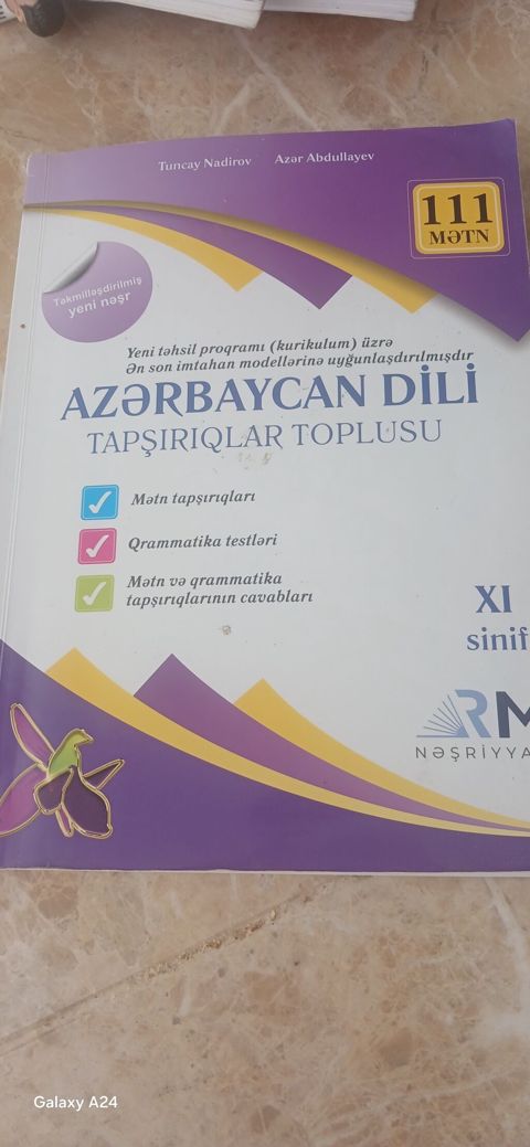Məhsul: “Azərbaycan dili – Tapşırıqlar toplusu” (XI sinif) Müəlliflər — Bakı
