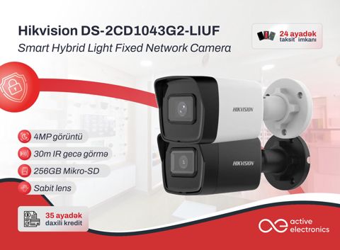 Təhlükəsizlik Kamerası Hikvision DS-2CD1043G2-LIUF — Bakı