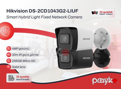 Təhlükəsizlik Kamerası Hikvision DS-2CD1043G2-LIUF — Bakı