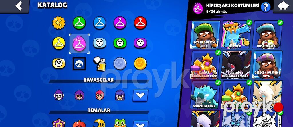 Brawl Stars hesabı – yüksək kupalı və zəngin kolleksiya - Kupa yolu — Digər, Biləsuvar (5)