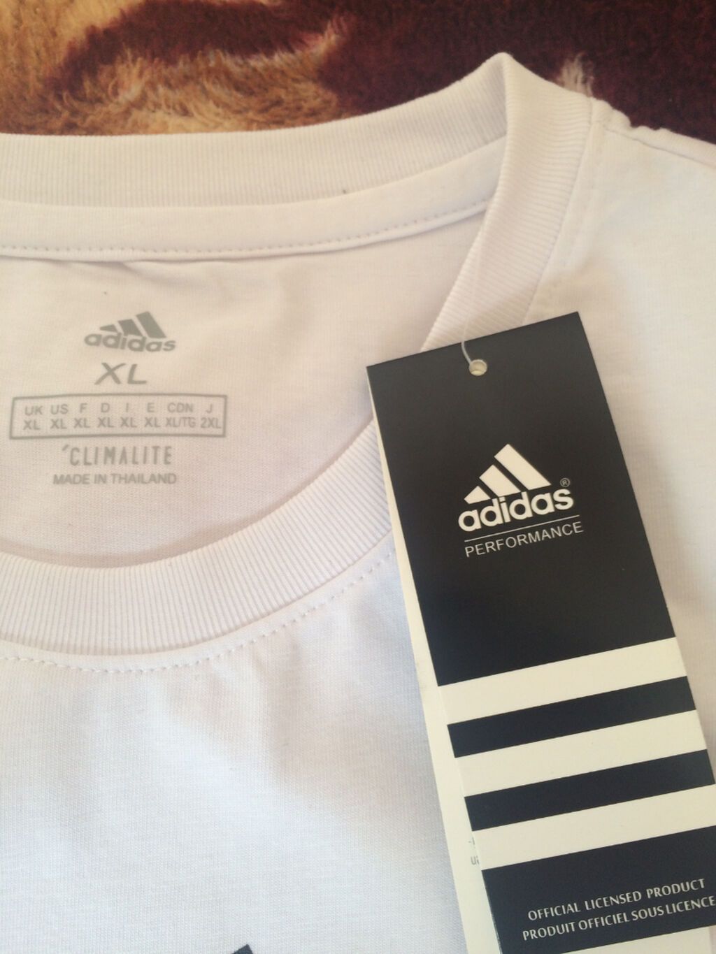 Köynək, Adidas, XL, rəng - Ağ — Köynək, Bakı (2)