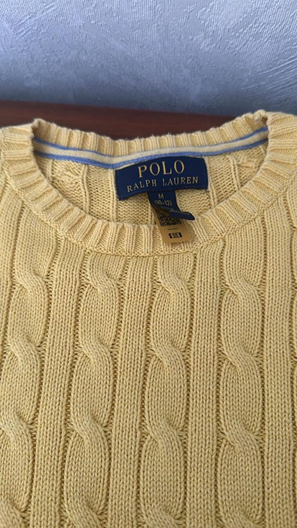 Polo Ralph Lauren kabel toxunuşlu sviter - Brend: Polo Ralph Lauren — Uşaq geyimi, Bakı (3)