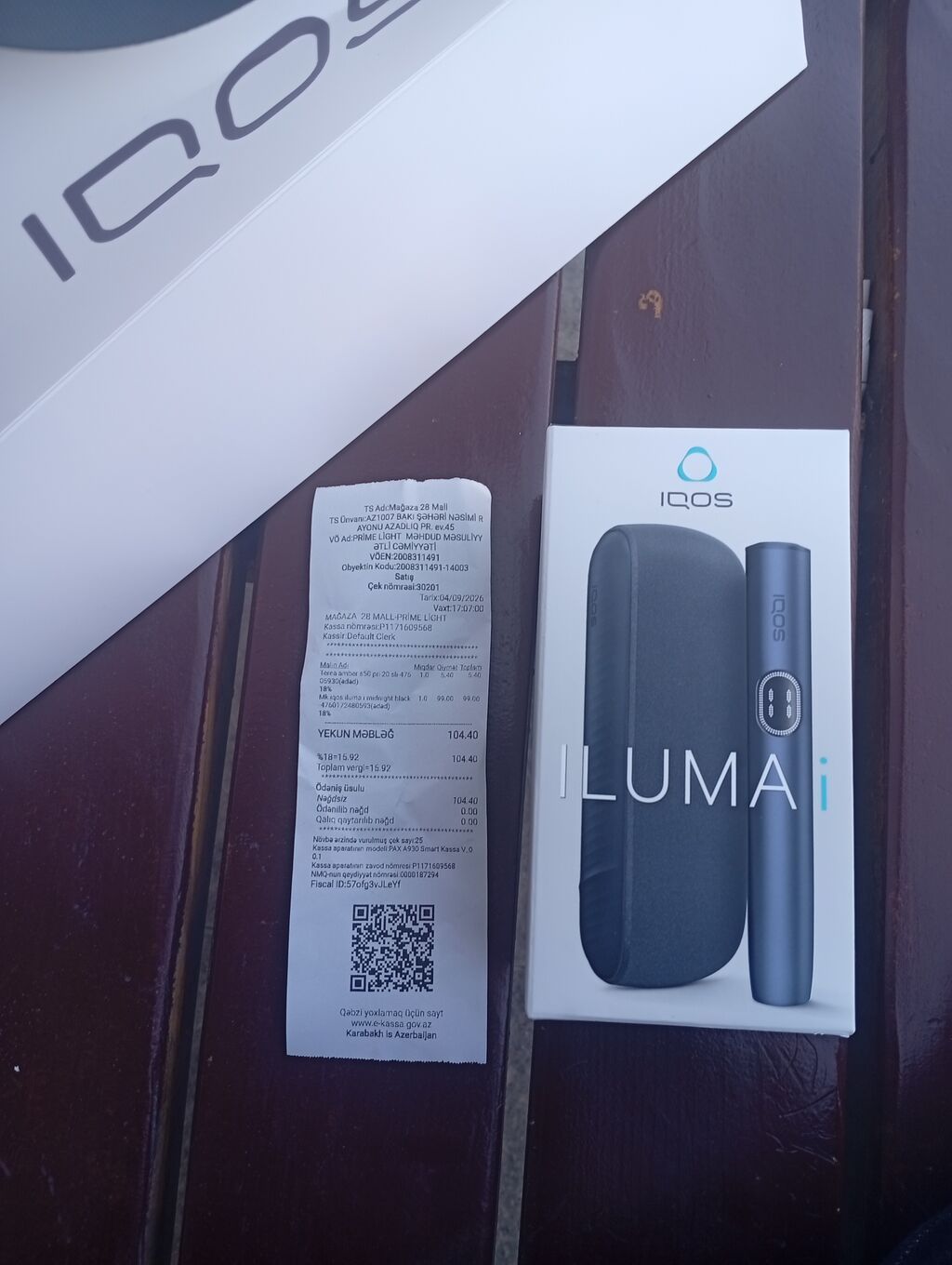 Iqos ıluma i – tam dəst yenıdır ıslenmeyıb hedıye verılıb deye — Elektronik siqaretlər, Bakı