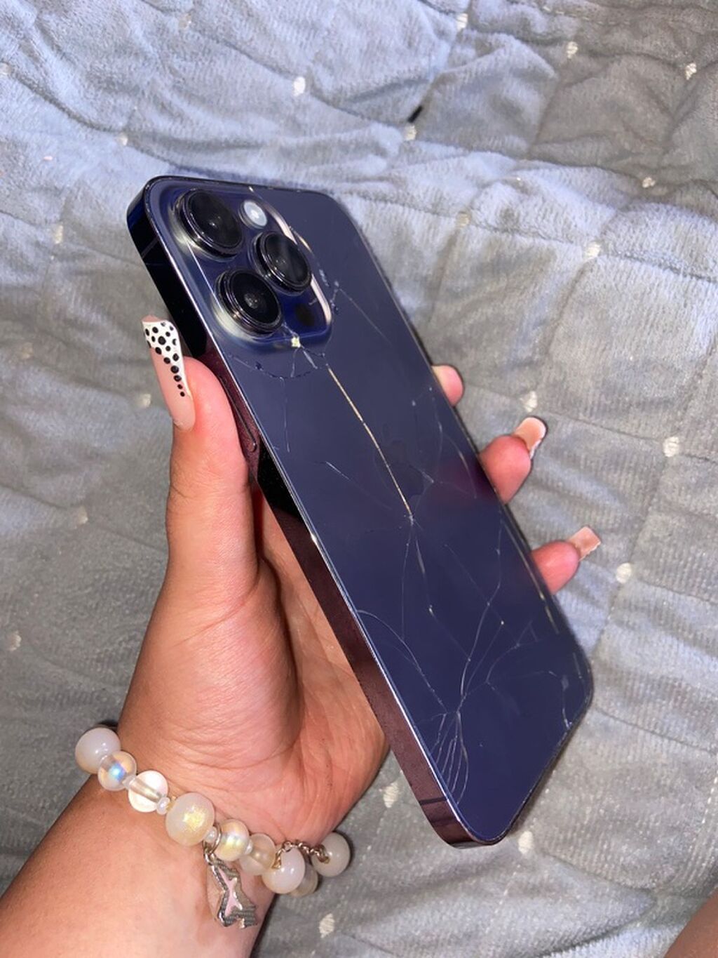 IPhone 14 Pro, Deep Purple, Qırıq — Apple iPhone, Digah (6)