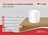 Mesh Wi-Fi Sistemi TP-Link Deco X10 AX1500 (1-Pack) — Active Electronics 1