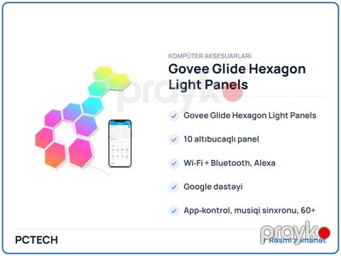 Govee Glide Hexagon Light Panels (KB000030) — Bakı