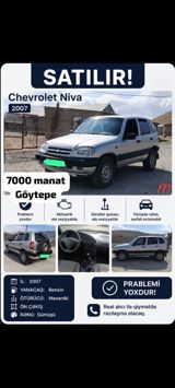 Chevrolet Niva, 2007 – Göytəpə - Qiymət: 7000 manat - Yanacaq: Benzin — Boradigah