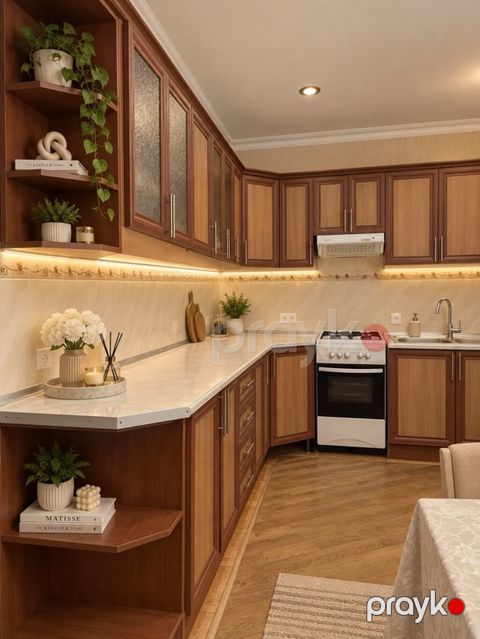 Sifarişlə mətbəx dəsti, Teksturalı laminat — Bakı