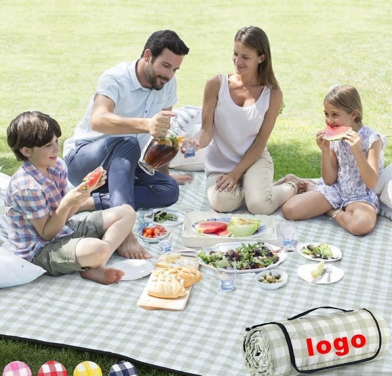 Pled Mavi rəng — Piknik üçün mallar, Bakı (2)